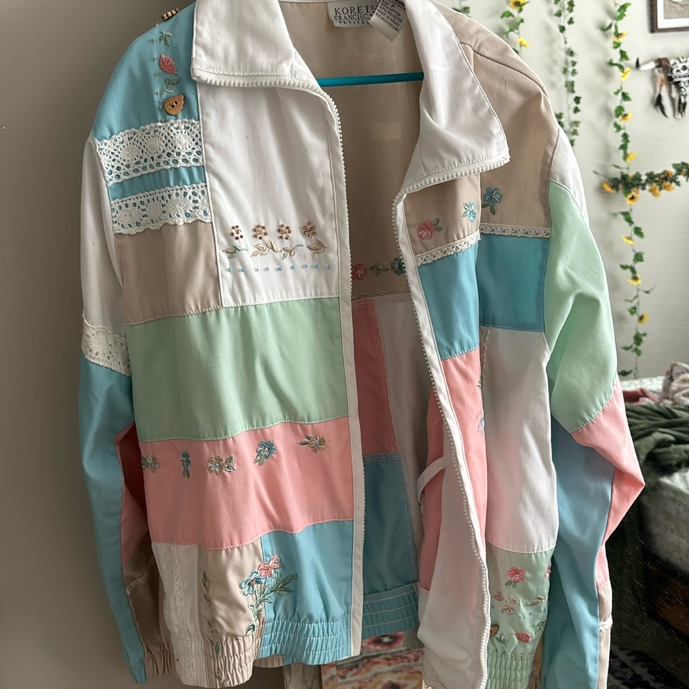Patched jacket